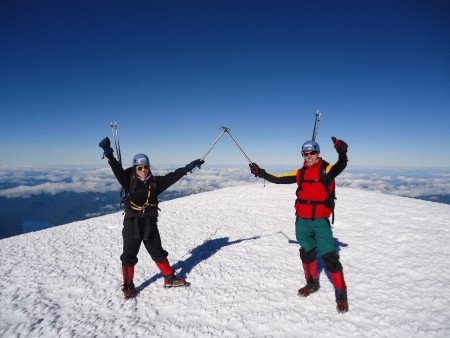 Cumbre Volcán Lanin, Neuquén , Patagonia Argentina.